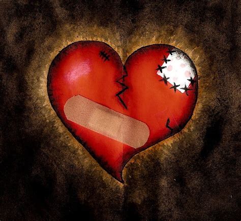 breaking up with a broken heart